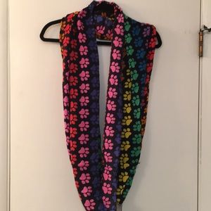 Paw Print Infinity Scarf